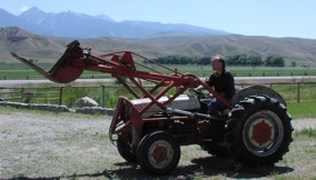 John on the Ford 9N